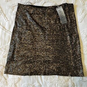 Solitaire Sequin Mini Skirt